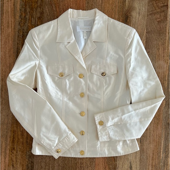 Escada set Jacket and Pants Silk - Picture 4 of 14